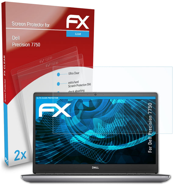 atFoliX FX-Clear Schutzfolie für Dell Precision 7750