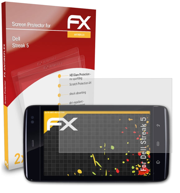atFoliX FX-Antireflex Displayschutzfolie für Dell Streak 5