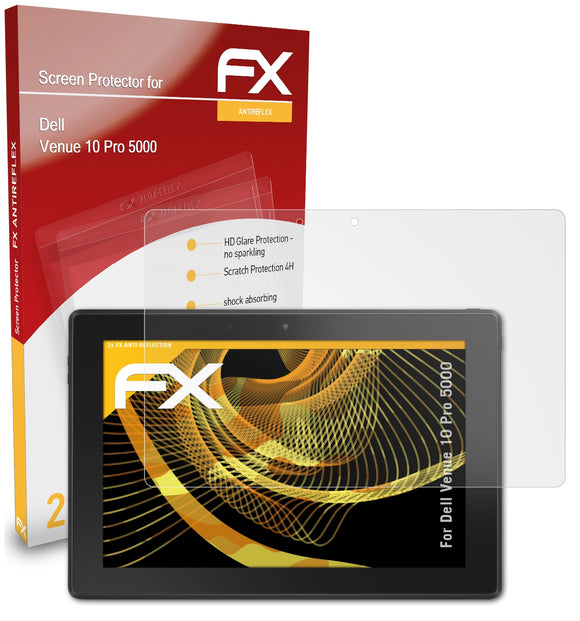 atFoliX FX-Antireflex Displayschutzfolie für Dell Venue 10 Pro 5000