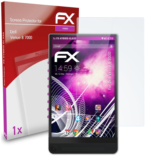 atFoliX FX-Hybrid-Glass Panzerglasfolie für Dell Venue 8 7000