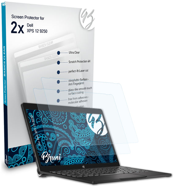 Bruni Basics-Clear Displayschutzfolie für Dell XPS 12 (9250)