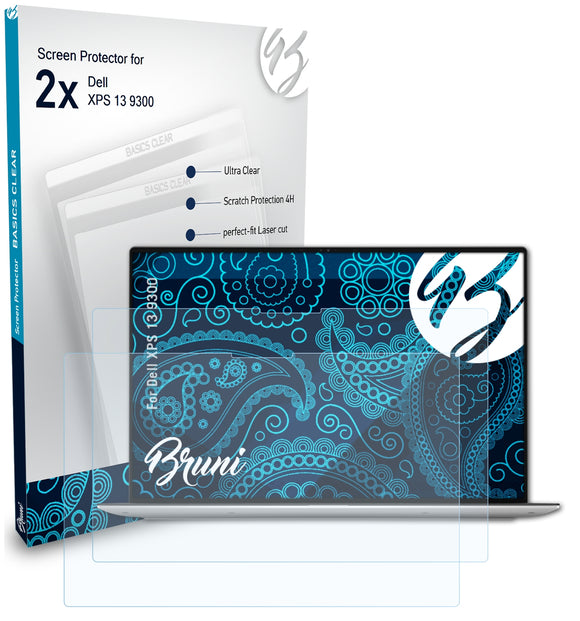 Bruni Basics-Clear Displayschutzfolie für Dell XPS 13 (9300)