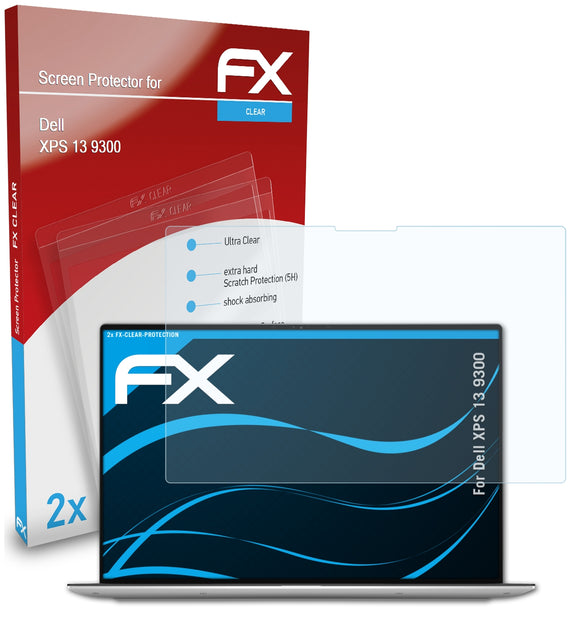 atFoliX FX-Clear Schutzfolie für Dell XPS 13 (9300)