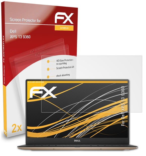 atFoliX FX-Antireflex Displayschutzfolie für Dell XPS 13 (9360)