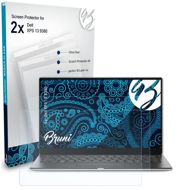 Bruni Basics-Clear Displayschutzfolie für Dell XPS 13 (9380)