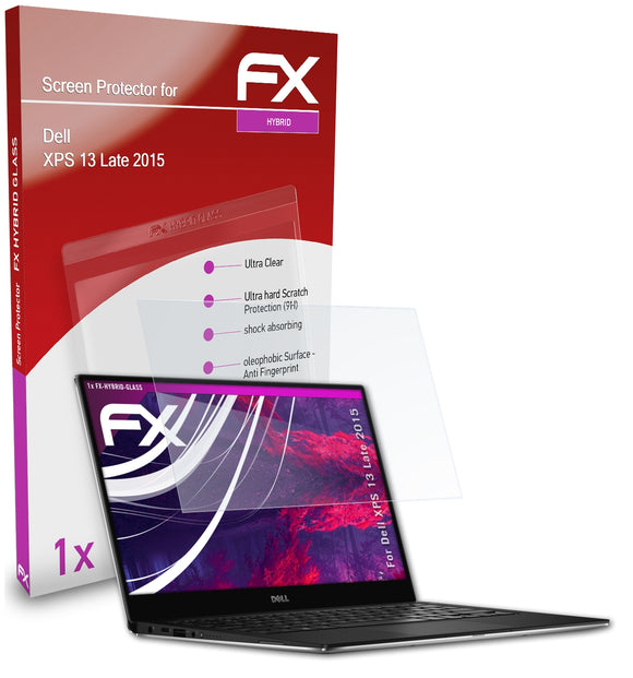 atFoliX FX-Hybrid-Glass Panzerglasfolie für Dell XPS 13 (Late 2015)