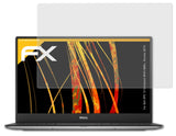 Panzerfolie atFoliX kompatibel mit Dell XPS 13 Ultrabook 9343 QHD+, Version 2015, entspiegelnde und stoßdämpfende FX (2X)