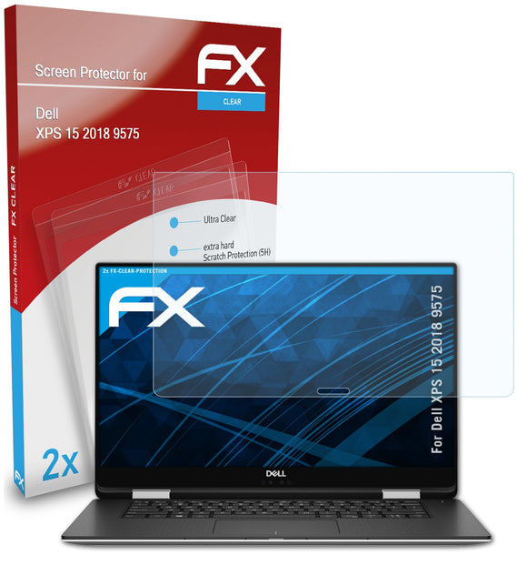 atFoliX FX-Clear Schutzfolie für Dell XPS 15 2018 (9575)
