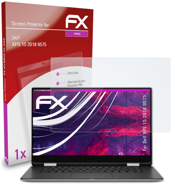 atFoliX FX-Hybrid-Glass Panzerglasfolie für Dell XPS 15 2018 (9575)