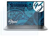 Schutzfolie Bruni kompatibel mit Dell XPS 15 9500, glasklare (2X)