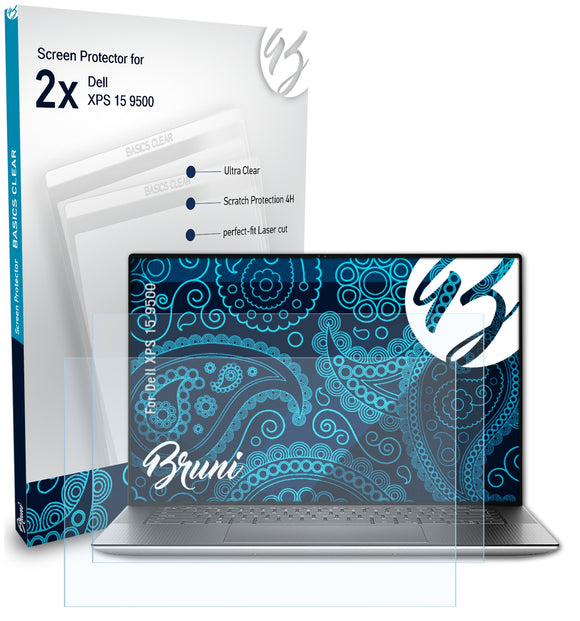 Bruni Basics-Clear Displayschutzfolie für Dell XPS 15 (9500)