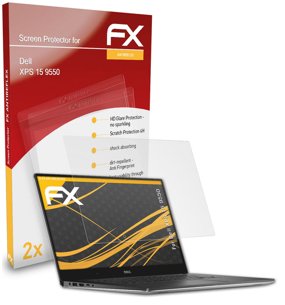 atFoliX FX-Antireflex Displayschutzfolie für Dell XPS 15 (9550)
