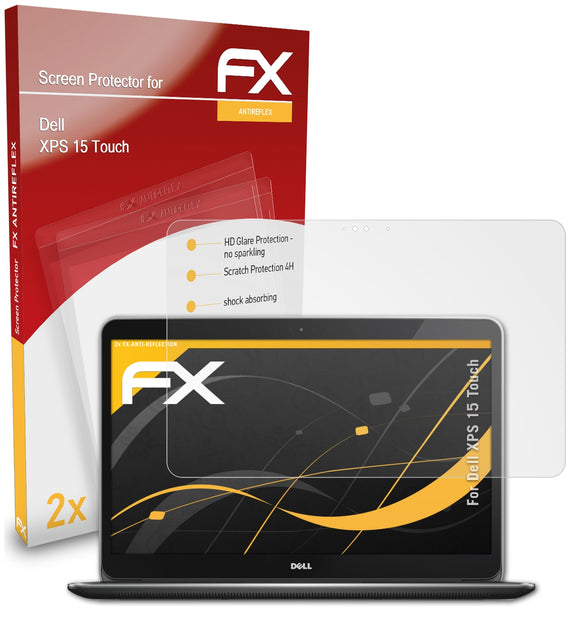 atFoliX FX-Antireflex Displayschutzfolie für Dell XPS 15 Touch