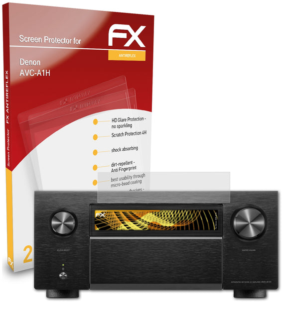 atFoliX FX-Antireflex Displayschutzfolie für Denon AVC-A1H