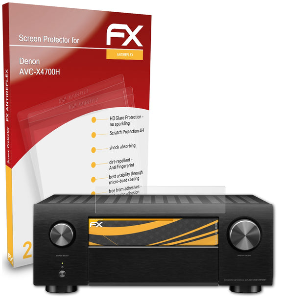 atFoliX FX-Antireflex Displayschutzfolie für Denon AVC-X4700H
