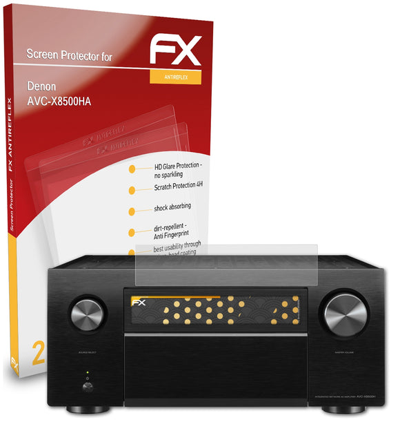 atFoliX FX-Antireflex Displayschutzfolie für Denon AVC-X8500HA