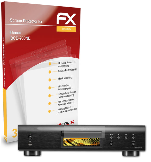 atFoliX FX-Antireflex Displayschutzfolie für Denon DCD-900NE