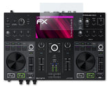 Glasfolie atFoliX kompatibel mit Denon DJ Prime Go, 9H Hybrid-Glass FX