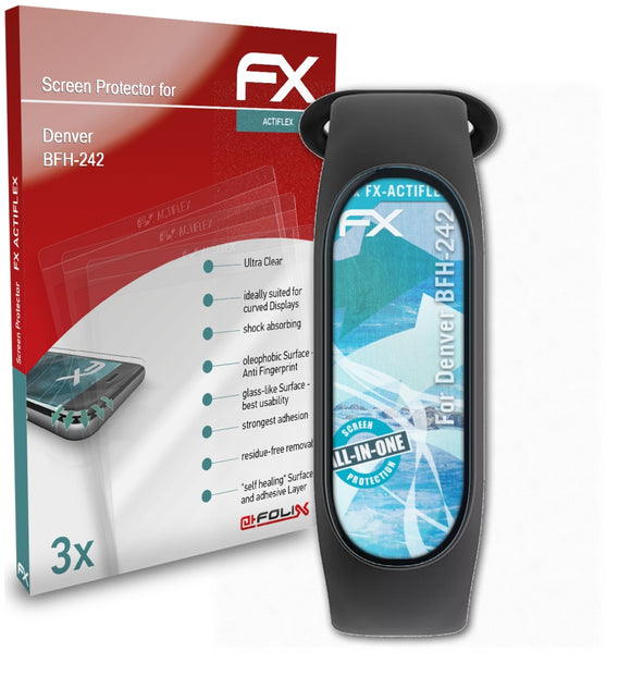 atFoliX FX-ActiFleX Displayschutzfolie für Denver BFH-242