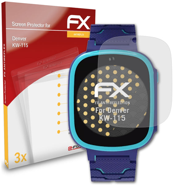 atFoliX FX-Antireflex Displayschutzfolie für Denver KW-115