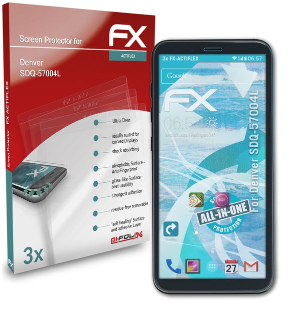atFoliX FX-ActiFleX Displayschutzfolie für Denver SDQ-57004L