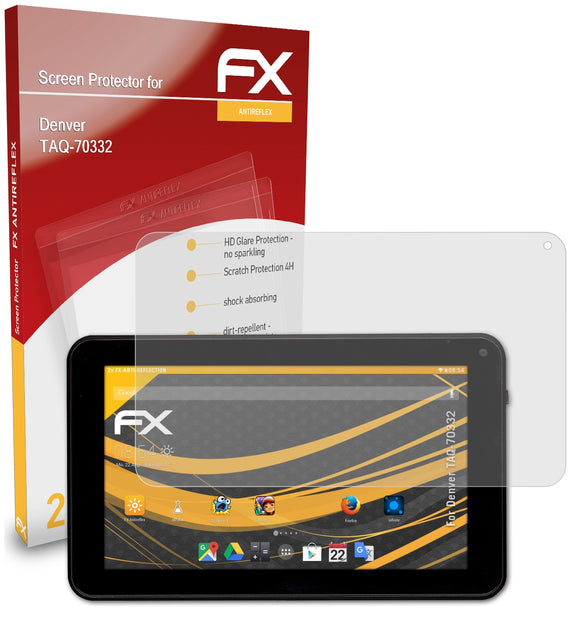 atFoliX FX-Antireflex Displayschutzfolie für Denver TAQ-70332