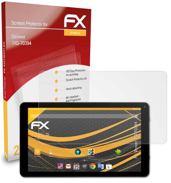 atFoliX FX-Antireflex Displayschutzfolie für Denver TIQ-70394