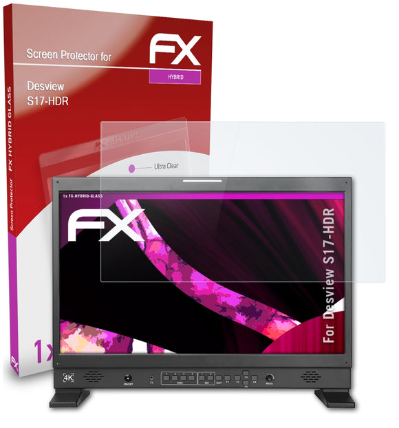 atFoliX FX-Hybrid-Glass Panzerglasfolie für Desview S17-HDR