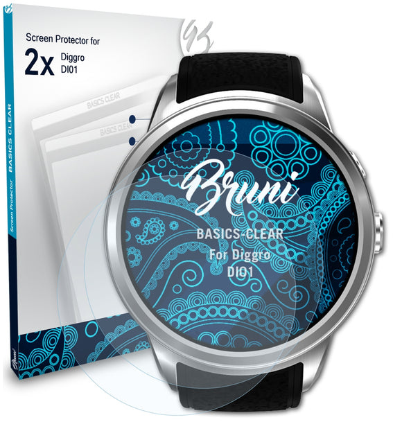 Bruni Basics-Clear Displayschutzfolie für Diggro DI01