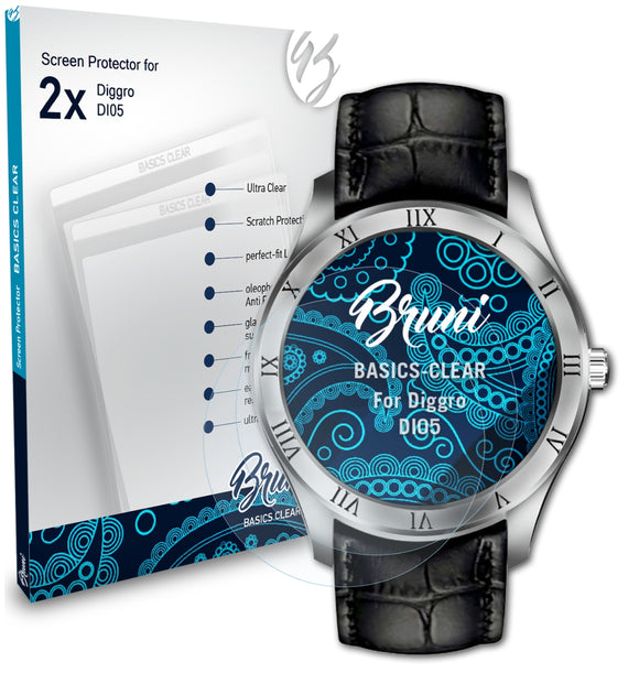 Bruni Basics-Clear Displayschutzfolie für Diggro DI05