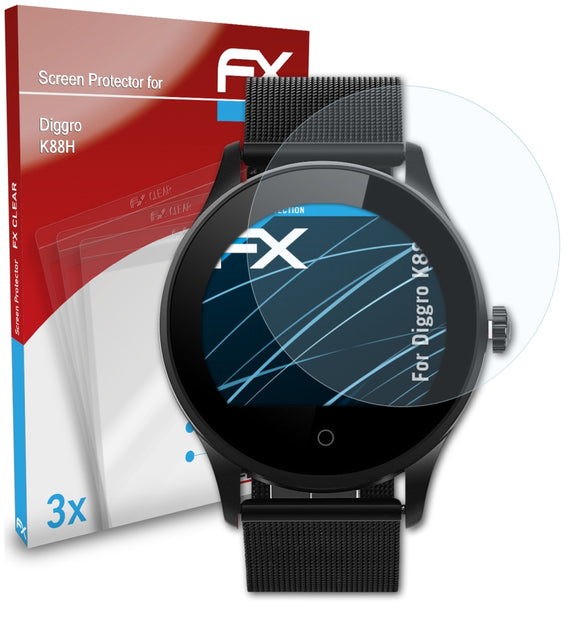 atFoliX FX-Clear Schutzfolie für Diggro K88H