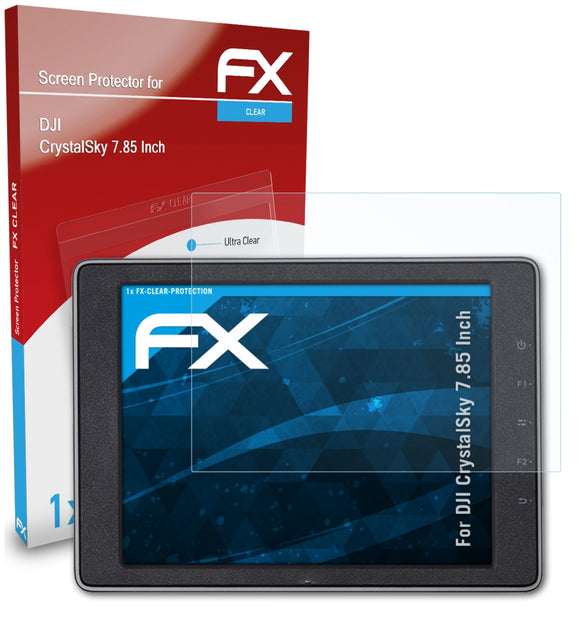 atFoliX FX-Clear Schutzfolie für DJI CrystalSky (7.85 Inch)