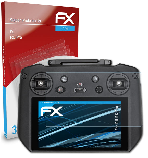 atFoliX FX-Clear Schutzfolie für DJI RC Pro