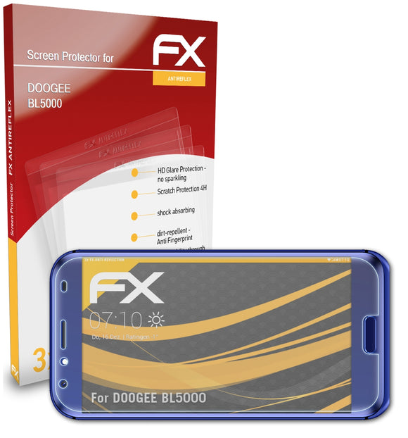 atFoliX FX-Antireflex Displayschutzfolie für DOOGEE BL5000