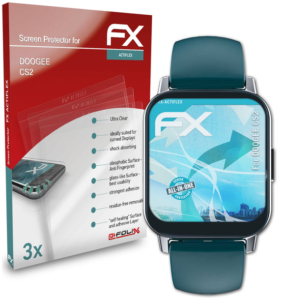 atFoliX FX-ActiFleX Displayschutzfolie für DOOGEE CS2