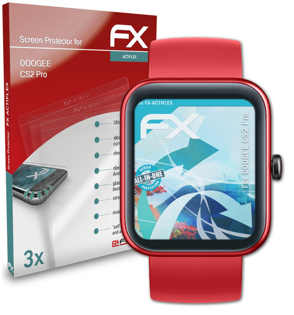 atFoliX FX-ActiFleX Displayschutzfolie für DOOGEE CS2 Pro