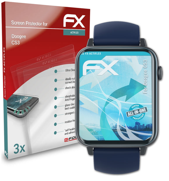 atFoliX FX-ActiFleX Displayschutzfolie für DOOGEE CS3