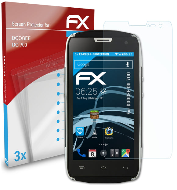 atFoliX FX-Clear Schutzfolie für DOOGEE DG 700