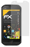 Panzerfolie atFoliX kompatibel mit DOOGEE S30, entspiegelnde und stoßdämpfende FX (3X)