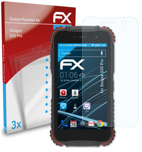 atFoliX FX-Clear Schutzfolie für DOOGEE S35 Pro
