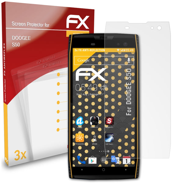 atFoliX FX-Antireflex Displayschutzfolie für DOOGEE S50