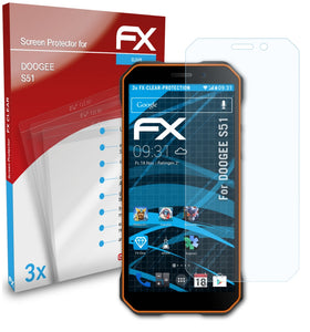 atFoliX FX-Clear Schutzfolie für DOOGEE S51