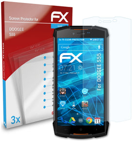 atFoliX FX-Clear Schutzfolie für DOOGEE S55