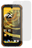 Panzerfolie atFoliX kompatibel mit DOOGEE S59, entspiegelnde und stoßdämpfende FX (3X)