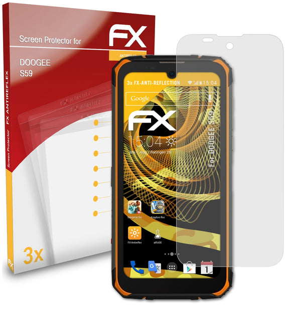atFoliX FX-Antireflex Displayschutzfolie für DOOGEE S59