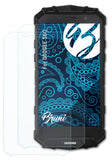Schutzfolie Bruni kompatibel mit DOOGEE S60, glasklare (2X)