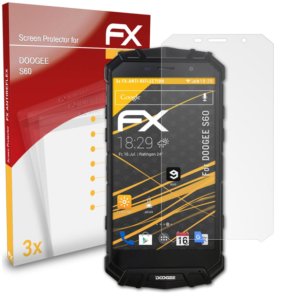 atFoliX FX-Antireflex Displayschutzfolie für DOOGEE S60