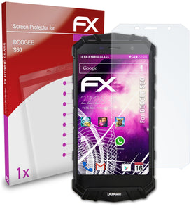 atFoliX FX-Hybrid-Glass Panzerglasfolie für DOOGEE S60