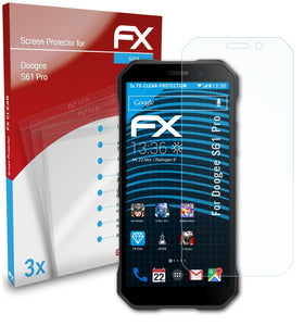 atFoliX FX-Clear Schutzfolie für DOOGEE S61 Pro