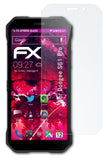 Glasfolie atFoliX kompatibel mit DOOGEE S61 Pro, 9H Hybrid-Glass FX